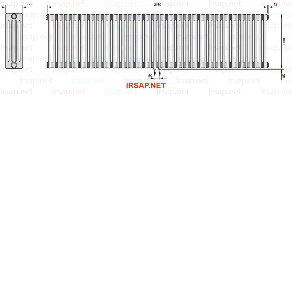 Радиатор IRSAP Tesi 51000/48 T50 CL 01